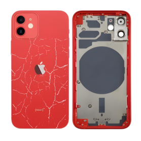 Châssis Vide iPhone 12 Rouge (Origine Demonté) – Cassé