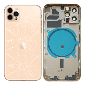 Châssis Vide iPhone 12 Pro Or (Original Demonté) – Cassé