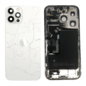 Châssis Vide iPhone 12 Pro Max Blanc (Origine Demonté) – Cassé