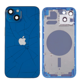 Châssis Vide iPhone 13 mini Bleu – (Origine Demonté) – Cassé