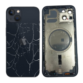 Châssis Vide iPhone 13 Noir – (Original Demonté) – Cassé