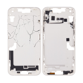 Châssis Vide iPhone 14 Blanc (Original Demonté) – Cassé