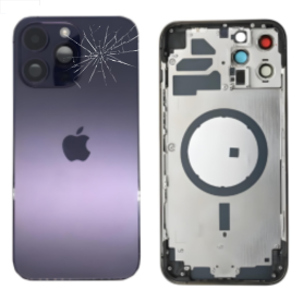 Châssis Vide iPhone 14 Pro Violet (Origine Demonté) – Cassé