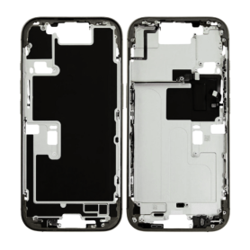 Châssis Vide iPhone 16 Pro Max Titane Noir (Original Demonté) – Grade B
