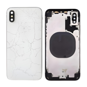 Châssis Vide iPhone XS Argent (Original Demonté) – Cassé