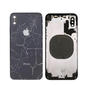 Châssis Vide iPhone XS Noir (Original Demonté) – Cassé
