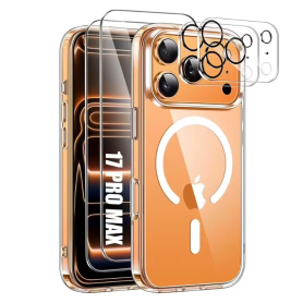 Coque Transparente avec MagSafe et Protection Caméra pour iPhone X – iPhone 17
