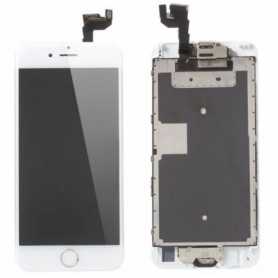 Ecran iPhone 6S Blanc avec Caméra avant + Ecouteur Interne + Bouton Home (Prémonté)