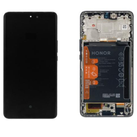 Ecran Huawei Honor Magic 6 LITE Noir Sur Châssis + Batterie (Service Pack) – 0235AHHP