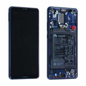 Ecran Huawei Mate 10 Pro Bleu Sur Châssis + Batterie 02351RVH (Service Pack) – 8002126280764