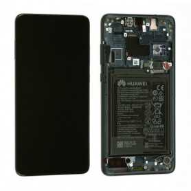 Ecran Huawei Mate 20 Noir Sur Châssis + Batterie 02352GTW (Service pack) – 02352ETG