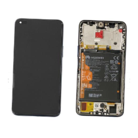 Ecran Huawei Nova 8i Bleu Sur Châssis + Batterie (Service Pack) – 02354GMW