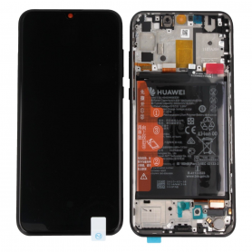 Ecran Huawei P Smart S / Y8p 2020 Argent Sur Châssis + Batterie (Service Pack) – 02353PNU