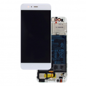 Ecran Huawei P10 Or Sur Châssis + Batterie (Service Pack) – 02351DJF-02351DGF
