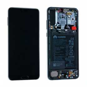 Ecran Huawei P20 Pro Bleu Sur Châssis + Batterie 02351WTP (Service Pack)