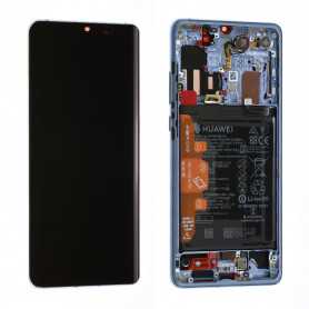 Ecran Huawei P30 Pro Bleu Nacré Sur Châssis + Batterie 02352PGH (Service pack) – 02355MUM/02355UNA/02354NAJ