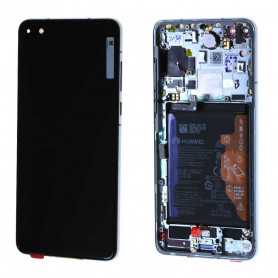 Ecran Huawei P40 Argent Sur Châssis + Batterie (Service Pack) – 02353MFW