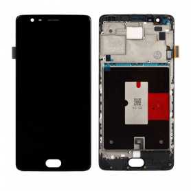 Ecran OnePlus 3 Noir Sur Chassis