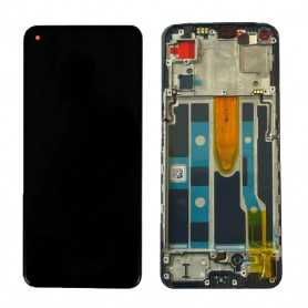 Ecran Oppo Find X5 Lite / Reno7 5G Noir + Châssis (Service pack) – 4130040
