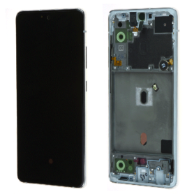 Ecran Samsung Galaxy A51 5G (A516) Blanc + Châssis (Original Reconditionné)