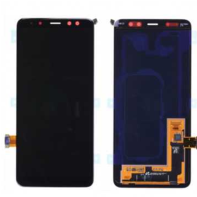 Ecran Samsung Galaxy A8 2018 (A530F) Noir +Châssis (Original Reconditionné)