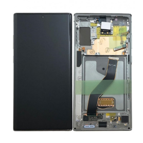 Ecran Samsung Galaxy Note 10 Plus (N975F) Argent + Châssis (Original Reconditionné)