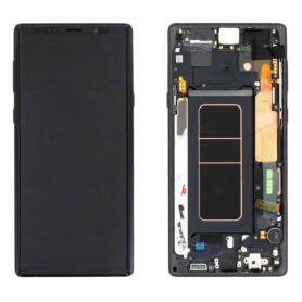 Ecran Samsung Galaxy Note 9 (N960F) Noir + Châssis (Original Démonté) – Grade A