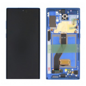 Ecran Samsung Galaxy Note10 PLUS 2019 (N975F / N976) Blanc + Châssis (Service Pack) – GH82-20841B