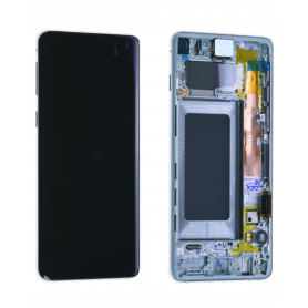 Ecran Samsung Galaxy S10 (G973) Blanc + Châssis (Original Reconditionné)