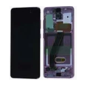 Ecran Samsung Galaxy S20 4G/5G (G980/G981) Violet + Châssis (Original Reconditionné)