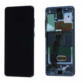 Ecran Samsung Galaxy S20 Plus 4G/5G (G985F/G986F) Noir + Châssis (Service Pack) – GH82-31441A/31442A/31444A/31445A