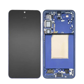 Ecran Galaxy S25 Plus (S936B) + Châssis Bleu Nuit (Original Reconditionné)