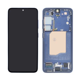 Ecran Galaxy S25 (S931B) + Châssis Bleu Nuit (Original Reconditionné)