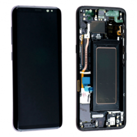 Ecran Samsung Galaxy S8 (G950F) Noir + Châssis (Original Démonté) – Grade B