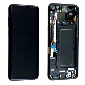 Ecran Samsung Galaxy S8 Plus (G955F) Noir + Châssis (Original Démonté) – Grade A