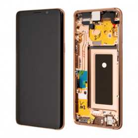 Ecran Samsung Galaxy S9 (G960) Or + Châssis (Service Pack) – GH97-21696E-97E