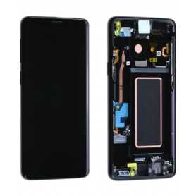 Ecran Samsung Galaxy S9 (G960F) Noir + Châssis (Service Pack) – GH82-21696A