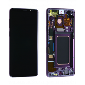 Ecran Samsung Galaxy S9 (G960F) Violet + Châssis (Service Pack) – GH97-21696B-21697B