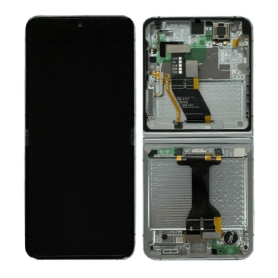 Ecran Samsung Galaxy Z Flip 5 5G (F731B) Menthe + Châssis (Original Démonté) – Grade A