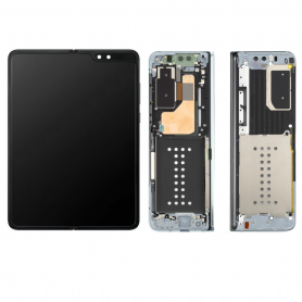 Ecran Samsung Galaxy Z Fold (F900F) Argent + Châssis(Service Pack) – GH82-20132A-20133A