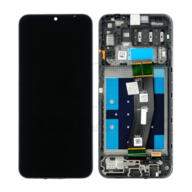 Ecran SM-A145P/A145R (A14 4G-2023) Noir avec Châssis (Noir FLEX) (Original Pack)