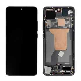 Ecran Xiaomi 12 Noir + Châssis (Service pack) – 56000300L300
