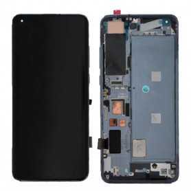 Ecran Xiaomi Mi 10 / Mi 10 Pro 5G Bleu Gris + Châssis (Service Pack) – 56000J00J200