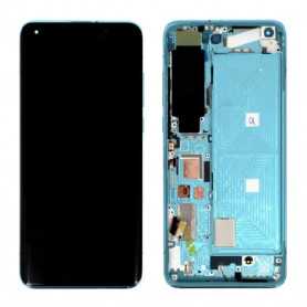 Ecran Xiaomi Mi 10 Vert (C) + Châssis (Service pack) – 56000K00J200