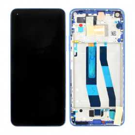 Ecran Xiaomi Mi 11 Lite 4G Bleu + Châssis (Service pack) – 5600040K9A00-56000C0K9A00