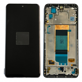 Ecran Xiaomi Poco F4 (2022) Argent + Châssis (Service Pack) – 56000KL11R00