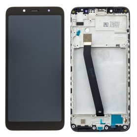 Ecran Xiaomi Redmi 7A (2019) Noir + Châssis (Service Pack) – 560610122000