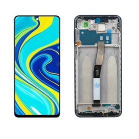 Ecran Xiaomi Redmi Note 9 Pro / 9S / 9 Pro Max / 10 Lite / Poco M2 Pro (2020) Blanc + Châssis (Original Pack)
