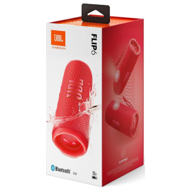 Enceinte Bluetooth sans fil JBL Flip 6 – JBLFLIP6RED – Rouge