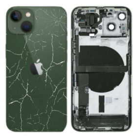 Châssis Complet iPhone 13 Vert – Sans Connecteur de Charge (Original Demonté) – Cassé